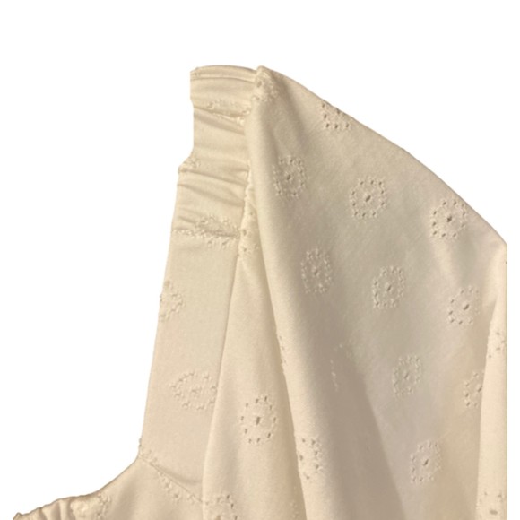 NWT Market & Spruce White Eyelet Dress size SP - Picture 5 of 10